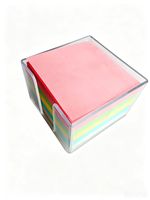 Bloc-notes de couleur pour le bureau et la maison, 500/800/1000 feuilles, blocs de papier mémo avec boîte en plastique
