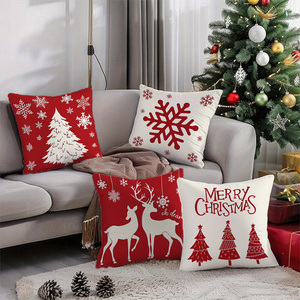 Vente Flash Noël 2026 : Coussins carrés en petites séries, Housses de <span class=keywords><strong>coussin</strong></span> personnalisées, Coussins décoratifs saisonniers et thématiques - Product Image 5