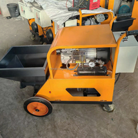 Machine à projeter du mortier électrique, pompe à projeter de la plâtre pour la construction