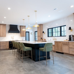 Cbmmart biệt thự tủ bếp hệ thống MDF/ván ép/Cấu trúc bảng hạt với <span class=keywords><strong>melamine</strong></span>, bản lề, phụ kiện trượt ngăn kéo - Product Image 5