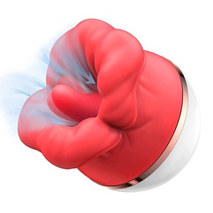 Groothandel Rose Magnetische Vibrator Voor Vrouwen Dildo Clitorale Stimulatie 10 Frequenties Waterdichte Tong Likken Zuigende Functies - Product Image 1