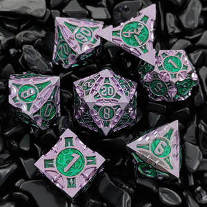 <span class=keywords><strong>Dungeons</strong></span> <span class=keywords><strong>and</strong></span> <span class=keywords><strong>Dragons</strong></span> DND Juego de mesa Metal Dice Set 7 <span class=keywords><strong>Magic</strong></span> Blue Powder D6 One DDD002-4 - Product Image 1