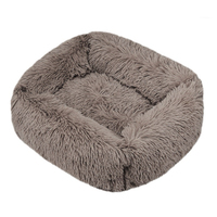 Coussin pour animaux de compagnie rectangulaire, rose, gris, blanc, luxueux, doux, confortable, moderne, écologique, fabriqué par un grossiste