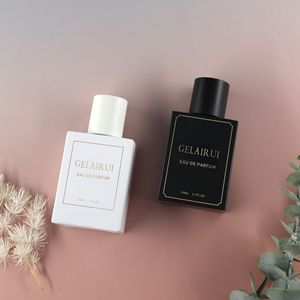 Botellas de Perfume de Vidrio de Lujo de 30ML/50ML/100ML con Tapa Dorada y Tapas de Plástico, Nuevo Diseño de Caja de Empaque - Product Image 3