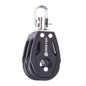 Rueda Doble/Giratoria/Con Grillete, Rodamiento de Bolas Master BB-0203F, Diámetro de Rueda 29 mm, Diámetro de Cable 8 mm, para Veleros, Herrajes Marinos - Product Image 4