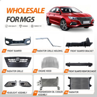 Kit de réparation avant complet 13 pièces OEM – Ensemble complet de panneaux de carrosserie, pare-chocs, capot, phares, radiateur, condenseur pour MG5
