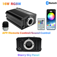 Panneaux de plafond LED à fibres optiques 12V IP20 personnalisés en gros avec effet étoile scintillante, capteur sonore et contrôle par application