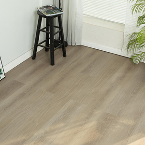 Revêtement de sol en vinyle SPC à pose <span class=keywords><strong>intégrée</strong></span> - Écologique, résistant à l'usure, design à larges lames, aspect bois véritable pour atelier, utilisation en intérieur - Product Image 2