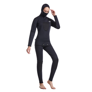 <span class=keywords><strong>Combinaison</strong></span> complète en <span class=keywords><strong>néoprène</strong></span> 3mm pour <span class=keywords><strong>femme</strong></span> avec impression de blocs de couleur noire Surf Plongée en apnée <span class=keywords><strong>Combinaison</strong></span> de natation avec fermeture éclair au dos - Product Image 2