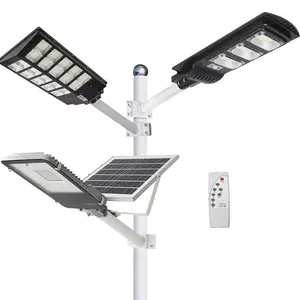 China manufacturer Waterproof daylight 6000k 50W 60W 100W 200W 300W 400W 500W PIR Motion Sensor farolas Solar LED Street Light