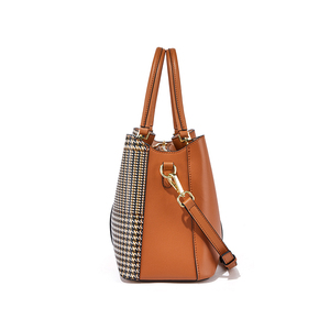 <span class=keywords><strong>Sac</strong></span> à Main en cuir Pu pour femmes, lot de 3 pièces, fourre-tout de luxe avec pompon, nouvelle collection - Product Image 4