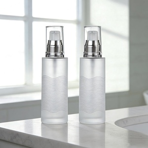 Flacons en verre ambré pour cosmétiques, contenants vides pour lotion, sérum, huile, avec pompe, 20 ml, 30 ml, 40 ml, 50 ml, 60 ml - Product Image 5