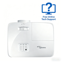 Proyector Empresarial Optoma YDW5512 DLP WXGA de 3800 Lúmenes para Aulas con Tecnología de Pantalla DLP y Soporte para Blu-ray 3D
