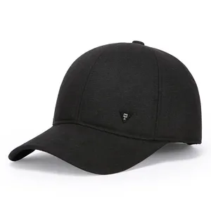 Gorra de béisbol con logotipo personalizado de alta calidad, tela compuesta Real, forro de satén de nailon, ala curva, sombrero de estilo de negocios para hombres - Product Image 3