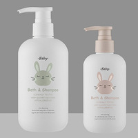 Bouteilles en PET floquées blanches avec écran sérigraphié pour shampoing, gel douche, lotion – 200, 300, 500 ml – Contenants cosmétiques vides rechargeables