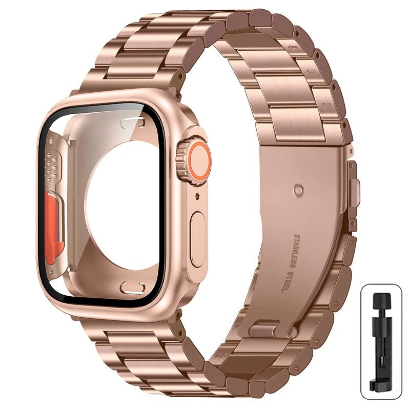 Rose Gold(free watch link remover tool)