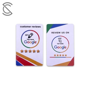 구글 리뷰 탭 카드 재사용 가능 스마트 탭 NFC QR NTAG213 칩 방수 탭파이브 인스턴트 비즈니스용 - Product Image 4