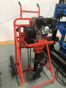 Fabrika kaynağı elektrikli toprak burgu kazmak sonrası delik Mini ekskavatör burgu matkap ağaç dikim makinesi - Product Image 2