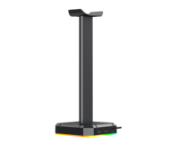 Support de casque universel portable Havit TH660, support de casque de jeu, support de casque RGB
