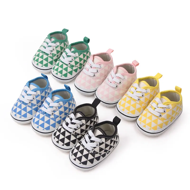 Hot selling 5 colors cheap canvas baby toddler newborn infant boys and girls shoes casual babies shoes