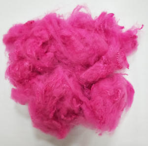 Serat Polyester Daur Ulang 100% Silikonisasi 7D 3D 1.5D 64mm untuk Pemintalan dan Isian Bantal Tekstil Rumah Tangga - Product Image 1