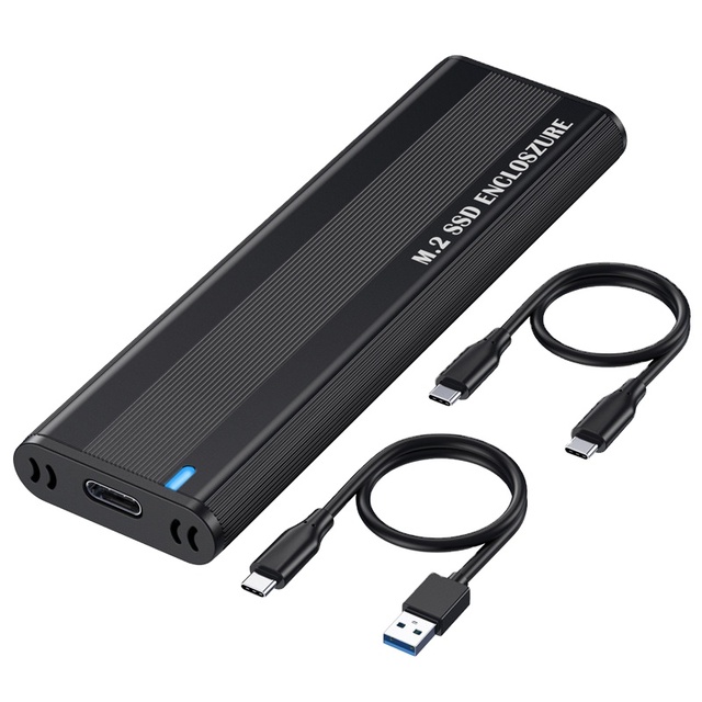 10Gbps M.2 Mobile Hard Drive Box HDD Enclosure PCI Dual-protocol Type-C M.2NVME SSD Box
