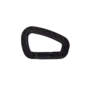 Đen POM nhiệm vụ nặng nề không thấm nước nhỏ chống trượt grip xử lý với lỗ gắn cho trường hợp hành lý phụ kiện phần cứng - Product Image 2