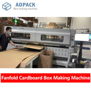 เครื่องผลิตกล่องพับลอนแบบพัดลมชนิด Aopack <span class=keywords><strong>Z</strong></span> พร้อมระบบประมวลผลคำสั่งซื้อ - Product Image 2