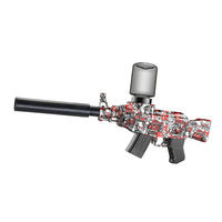 Pistola de Juguete Eléctrica M416, Modelo de Juego de Disparos Automáticos, Lanza Proyectiles Blandos, Funciona con Batería, de Plástico, para Mayores de 14 Años, Ideal para Regalo