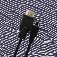 Câble HDMI vers HDMI Premium 1,5 m haute vitesse 4K 18 Gbit/s compatible 3D Type D vers Type A pour projecteur, caméra, haut-parleur avec PVC