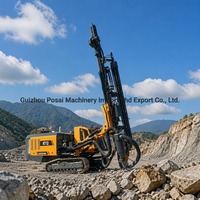 Foreuse à chenilles DTH Kaishan KT12 - Perceuse hydraulique pour roche et machine de forage DTH pour l'exploitation minière en ciel ouvert Cummins