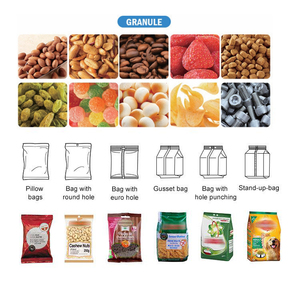 Automatische Kunststoff folie Stand Up Reiß verschluss tasche Verpackung Coconut Bounty Schokoladen tee Mehl Kakao Kaffeepulver Verpackungs maschine