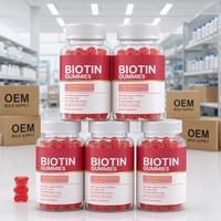 Gummies à la biotine pour éclaircir la peau, unifier le teint, éliminer les taches brunes, favoriser la croissance des cheveux et la prise en charge vitaminique pour adultes