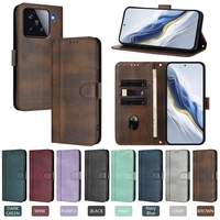 Étui portefeuille rétro en cuir pour Xiaomi 15 Ultra 14 Pro 5G 14T 13 Lite CIVI 3 13T Redmi NOTE 14 4G Pro Plus 14C housse de téléphone