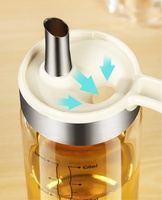 Réservoir de stockage d'huile de cuisine de grande capacité Pot d'huile en verre scellé Bouteille en verre à haute teneur en borosilicate Bouteille distributeur d'huile d'olive de cuisine