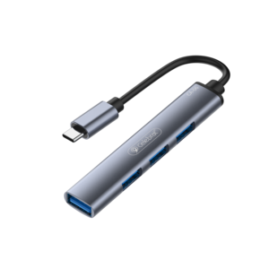 4-in-1 Multiport Typ-C zu 4-Port Aluminium-Legierung HUB-Adapter für Computer-Datenübertragung Stock Celebrat CA-06 - Product Image 1