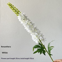 Orchidée artificielle en soie style queue de renard, décorations de mariage pour la maison et l'hôtel, arrangements de plafond doux et centres de table floraux