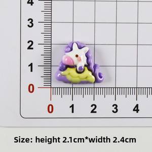 Funda para teléfono móvil DIY de dibujos animados Pony Star Moon y accesorios para el cabello hechos a mano resina Navidad ocasión crema pegamento Material paquete - Product Image 6