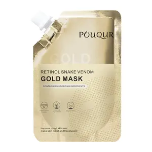 Großhandel 24 Karat Gold Retinol Schlangen gift Gesichts masken feuchtigkeit spendende Gesichts maske Maske Hautpflege Gesichts maske
