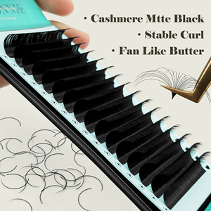 Vassoi per Ciglia Voluminose OEM, Estensioni Ciglia con Etichetta Privata, Estensioni Ciglia Individuali in Cashmere all'Ingrosso, Vassoi per Estensioni Ciglia in Velluto - Product Image 3