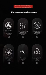 Oem jt702 trong nhà trang trí chống cháy <span class=keywords><strong>Sealant</strong></span> hiệu quả chống cháy 107 keo Hữu Cơ Silicone FV-0 cấp chữa cháy - Product Image 4