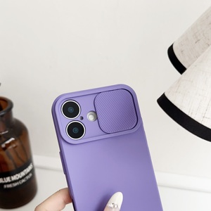 Custodia per Telefono con Protezione per Fotocamera Scorrevole Colorata Antiurto per <span class=keywords><strong>iPhone</strong></span> 17 16 15 14 13 <span class=keywords><strong>12</strong></span> 11 <span class=keywords><strong>Pro</strong></span> <span class=keywords><strong>Max</strong></span> 7 8 Plus XS - Product Image 4