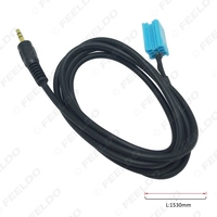 Adaptador de cable de entrada auxiliar de Audio estéreo hembra de 3,5mm para VW Golf Passat B5 Bora Polo Blaupunkt
