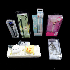 Caja de embalaje de maquillaje de belleza de plástico transparente para mascotas con impresión personalizada - Product Image 5