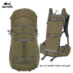 Sac à dos de randonnée Gbaz Force 85L, léger, bretelles réglables, unisexe, sac de sport d'extérieur, vert Ranger - Product Image 2