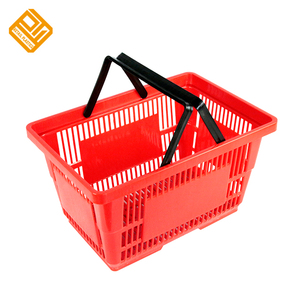 Durable High Quality Supermarket PP Plastic <b>Shopping</b> <b>Basket</b> Convenient Storage and Easy Carrying Design - Product Image 1