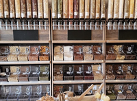 Distributeur de céréales et de nourriture en vrac à alimentation par gravité pour produits en vrac