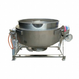 High Quality Large Commercial 100L/200L/300L/400L Electric Cooking Pot Vacuum Jacketed Mixing Kettle - Product Image 2
