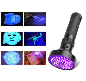 Détecteur de faux billets par laser 395NM ultraviolet, détecteur d'urine de chien, identification de scorpion, lampe torche UV 100 LED - Product Image 5