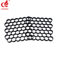 Support de batterie en nid d'abeille Cedley pour cellules 18650/21700/26650/32650/33140, configurations 2p-6p, matériau ABS+PC, pack de batteries